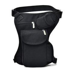 Canvas Drop Waist Bag for Men Outdoor Travel Waist Pack