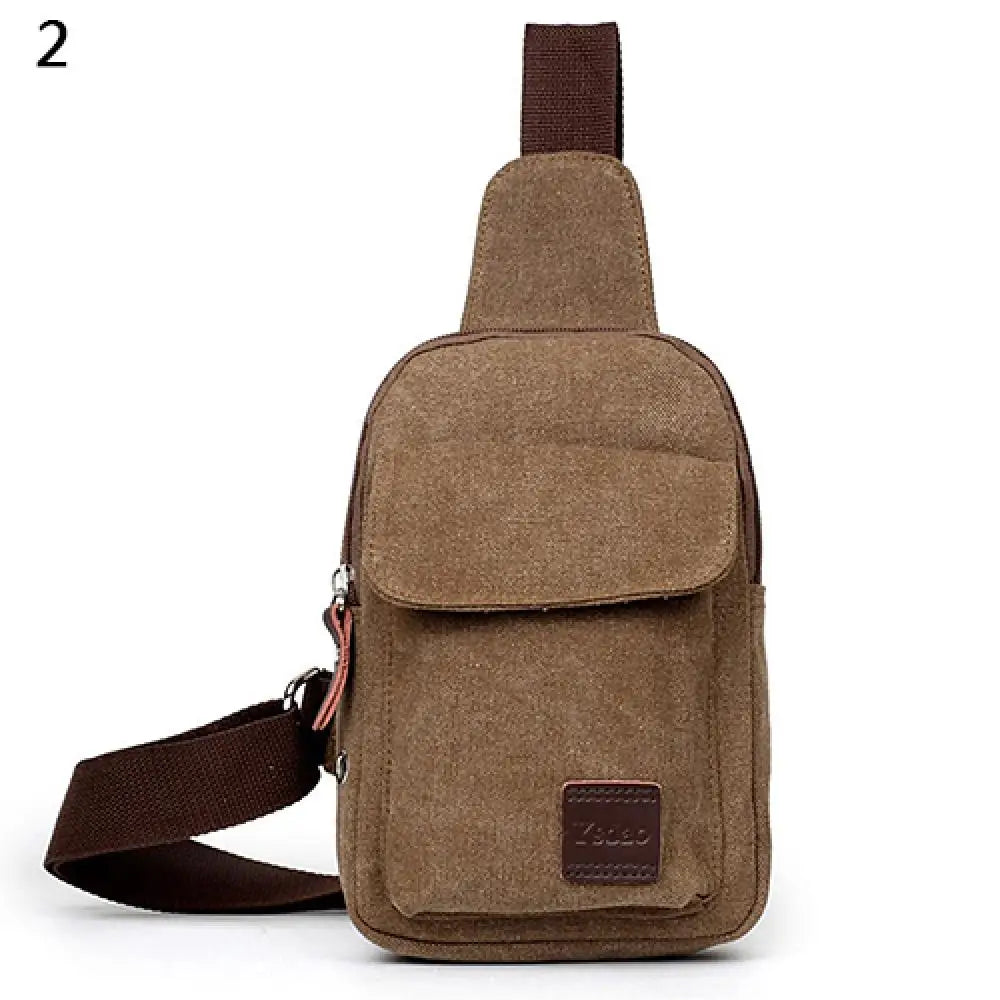 Men Canvas Satchel Casual Cross Body Handbag Messenger Shoulder Bag