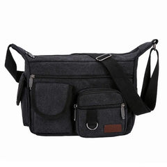 Men Canvas Shoulder Bags Casual Tote Travel Men's Crossbody Bag Messenger Bags
