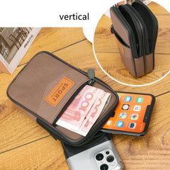 Canvas Waist Bag Multifunction Phone Belt Pack Waterproof Pouch