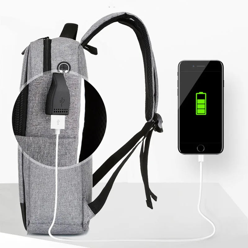 Men Casual Business Backpacks Oxford School Bags For Teenagers