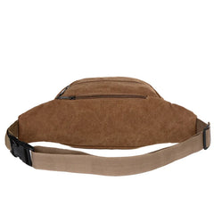 Men Casual Durable Fanny Waist Pack Male Waist Bags Belt Canvas Hip Bum Military