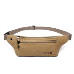 Men Casual Durable Fanny Waist Pack Canvas Hip Bum Military Bag