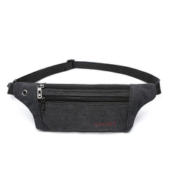 Men Casual Fanny Waist Pack Canvas Hip Bum Military