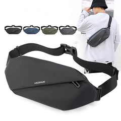 Men Casual Fanny Pack Crossbody Chest Bag Waist Bag Zipper Phone Holder Bum Bag