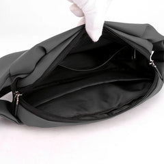 Men Casual Fanny Pack Crossbody Chest Bag Waist Bag Zipper Phone Holder Bum Bag