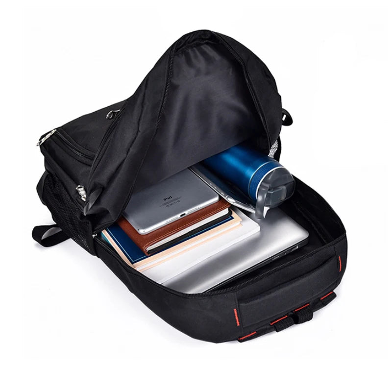 Casual Laptop Backpack Large Capacity Travel Sports Bag Vintage