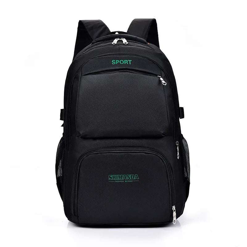 Casual Laptop Backpack Large Capacity Travel Sports Bag Vintage