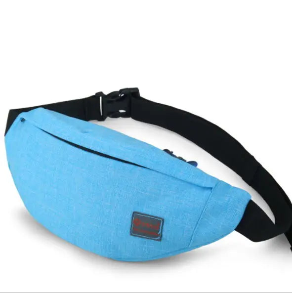 Waterproof Canvas Waist Pack Bag for Men and Women