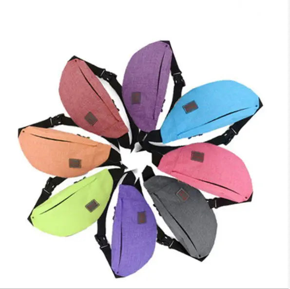 Waterproof Canvas Waist Pack Bag for Men and Women