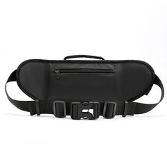 Casual Waterproof Nylon Waist Bag Unisex Fanny Pack Reflective Banana Belt Bags