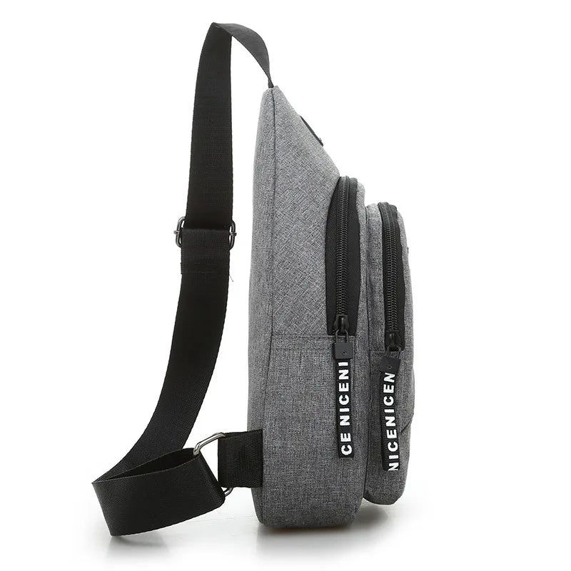 Men Chest Bag Sling Bag Male Shoulder Waist Handbag High Capacity Crossbody Bags