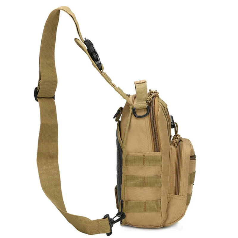 Waterproof Camo Chest Bag Crossbody Sling Travel Pack