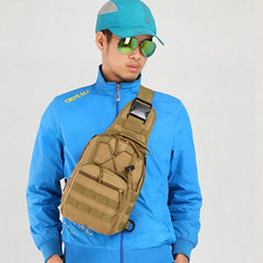 Waterproof Camo Chest Bag Crossbody Sling Travel Pack
