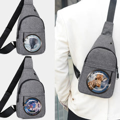 Men Chest Bags Crossbody Shoulder Bag Travel Organizer