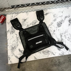 Men Chest Rig Bags Women Hip Hop Streetwear Waist Bags Tactical Vest