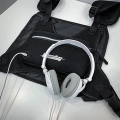Men Chest Rig Bags Women Hip Hop Streetwear Waist Bags Tactical Vest