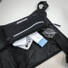 Men Chest Rig Bags Women Hip Hop Streetwear Waist Bags Tactical Vest