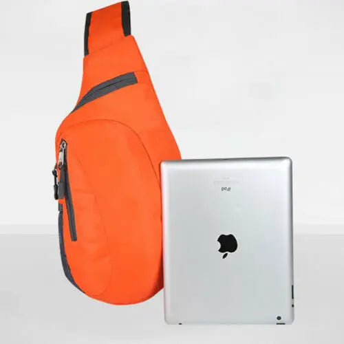 Men Chest Sling Packs Shoulder Cross Body Bag Outdoor Sport Travel Backpack