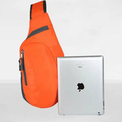 Men Chest Sling Packs Shoulder Cross Body Bag Outdoor Sport Travel Backpack
