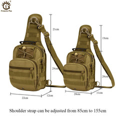 Men Chest Bag Waterproof Crossbody Casual Messenger Travel Shoulder Bag