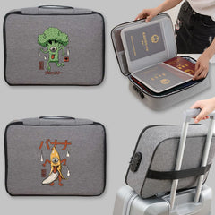 Waterproof Organizer Briefcase for Travel Files and Luggage