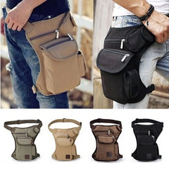 Canvas Drop Leg Waist Bag High Capacity Fanny Pack