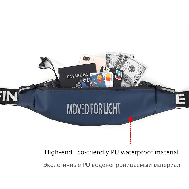 Unisex Waist Bag Sports Travel Waterproof Belt Bag
