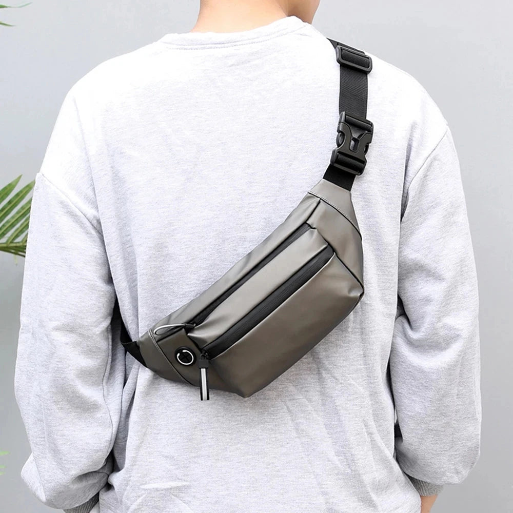 Men Women Fanny Pack Sports Travel Waist Bag Waterproof Belt Bags