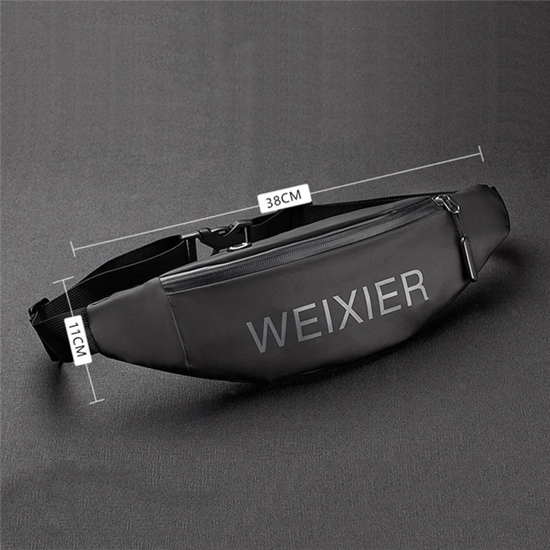 Unisex Fanny Pack Waterproof Waist Bag for Sports Travel