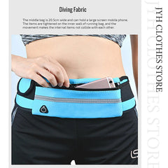 Unisex Waterproof Waist Bag Anti-theft Travel Phone Money Belt Pack