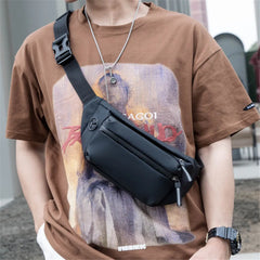 Men Fanny Pack Outdoor Sports Running Waist Bag Male Shoulder Belt Bag