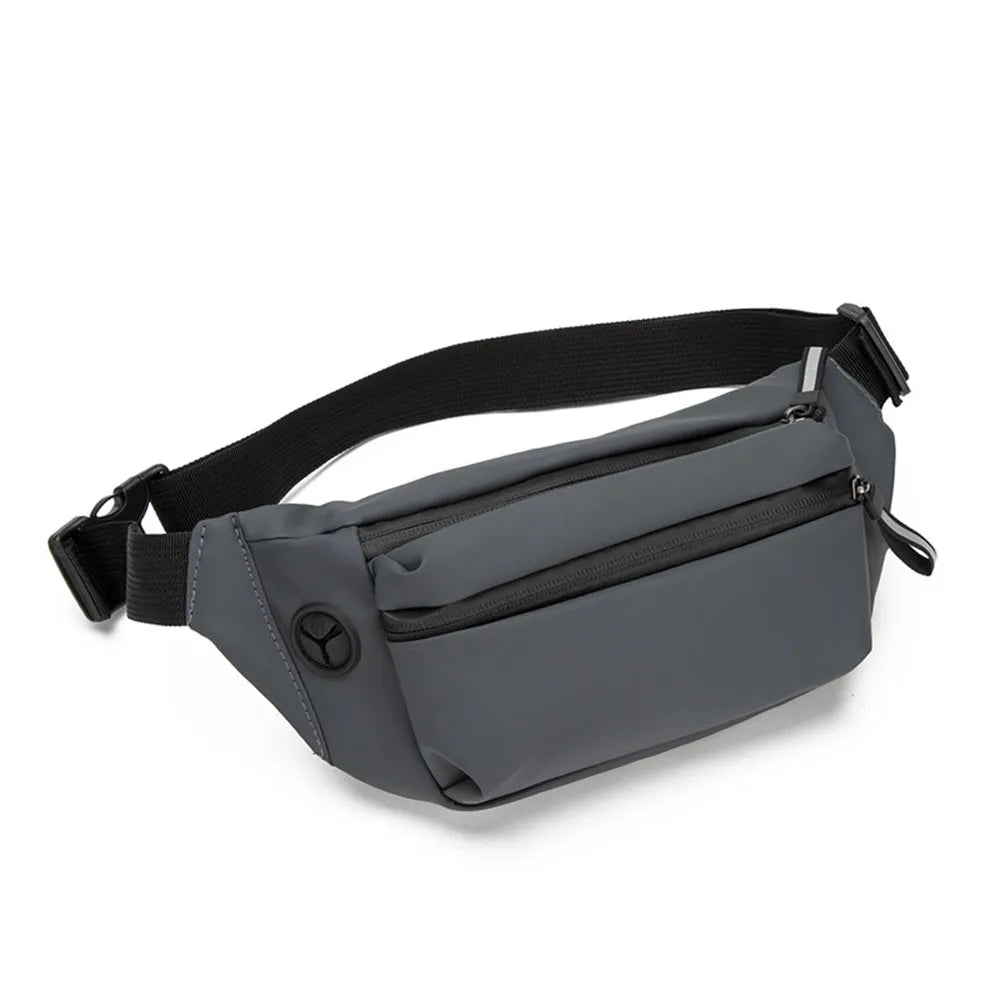 Men Fanny Pack Outdoor Sports Running Waist Bag Male Shoulder Belt Bag