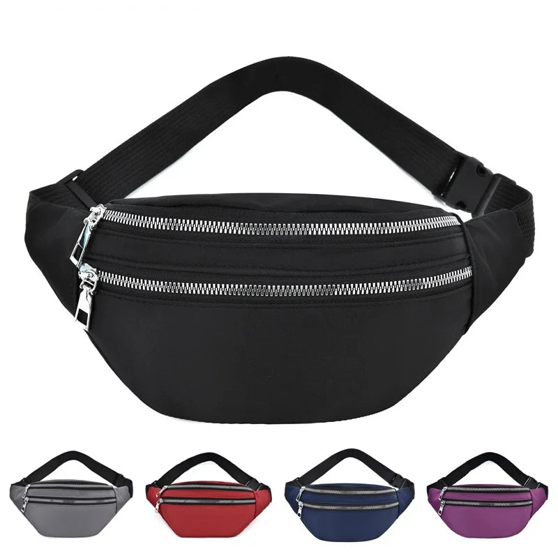 Unisex Fanny Pack Waist Bag Hip Pouch Travel Shoulder Bag for Women