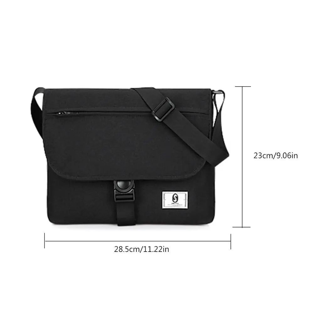 Men Shoulder Bag Office Travel Messenger Crossbody Bags Pack School Student Bags