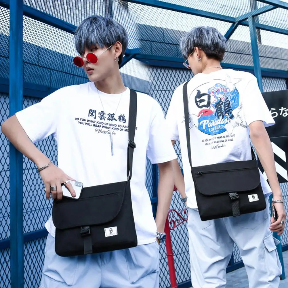 Men Shoulder Bag Office Travel Messenger Crossbody Bags Pack School Student Bags