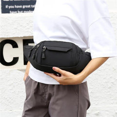 Canvas Waist Bag Pack Phone Belt Pouch Travel Motorcycle Fanny Bag Hip