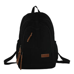 Nylon College Backpack Student School Bag Laptop Travel Backpack