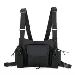 Tactical Sling Chest Bag Bullet Hip Hop Vest Waist Pack Streetwear Bag