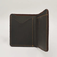 Short Retro Men's Leather Wallet Genuine Leather High Quality