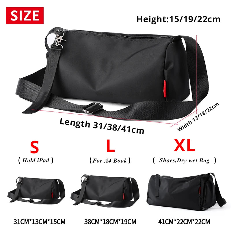 Men Gym Bags Crossbody Exercise Training Bag Fitness Travel Sport Outdoor