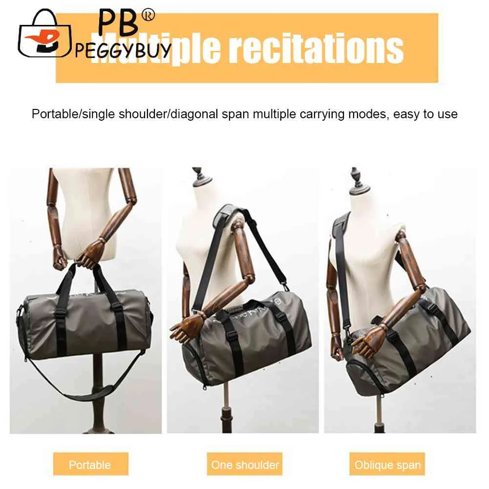 Men Gym Bags Luggage Training Bags Large Capacity Oxford Waterproof