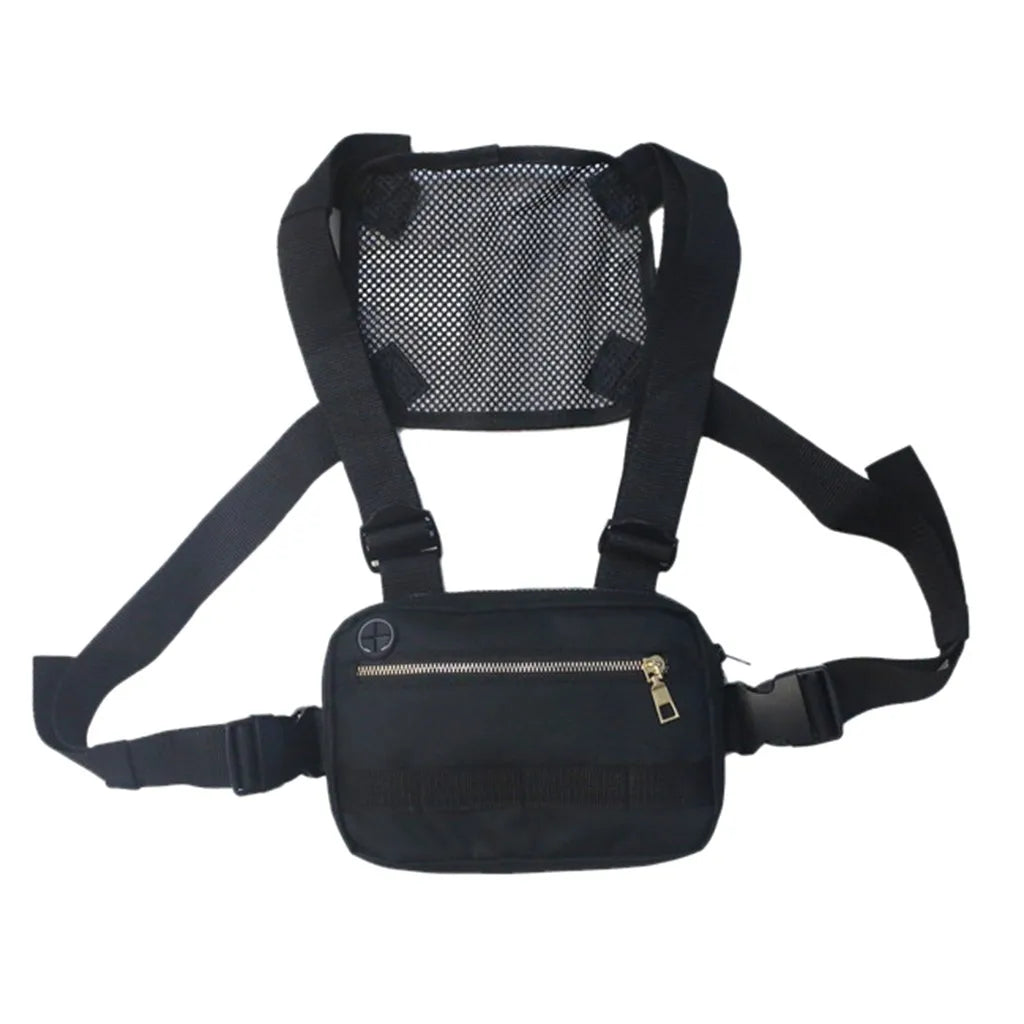 Hip Hop Backpack Chest Bag Tactical Vest Streetwear Mochila Hombre