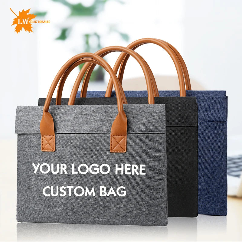 Men Laptop bag Office Briefcase Shoulder Bag Sleeve Case