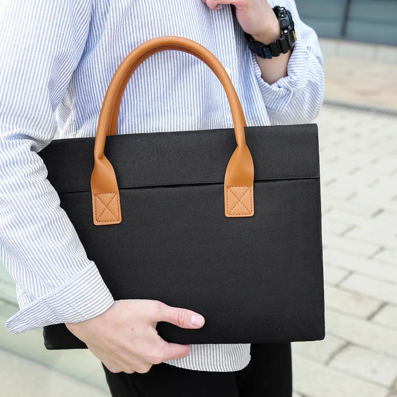 Men Laptop bag Office Briefcase Shoulder Bag Sleeve Case