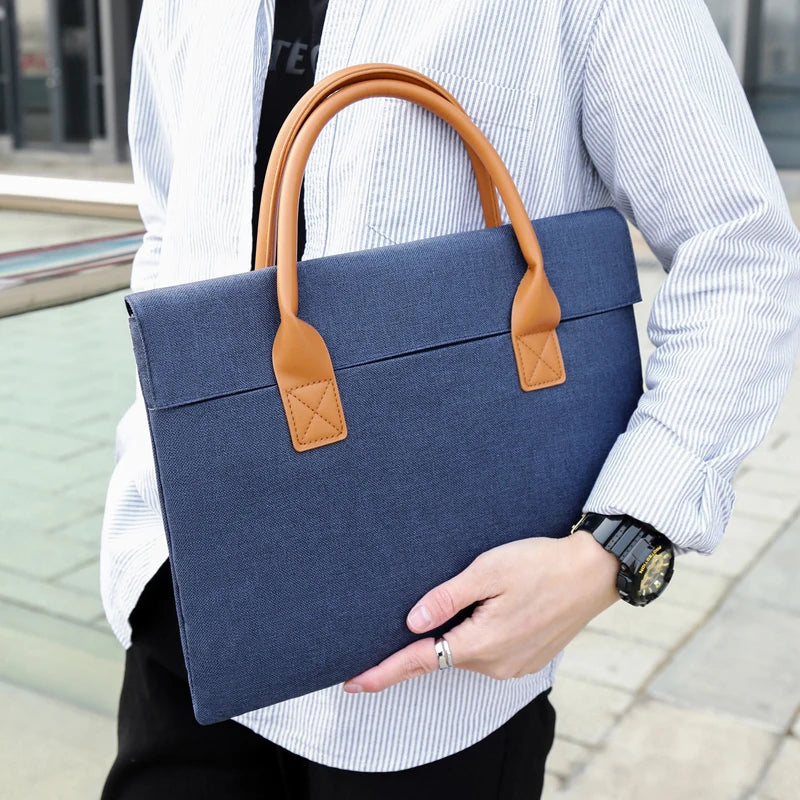 Men Laptop bag Office Briefcase Shoulder Bag Sleeve Case