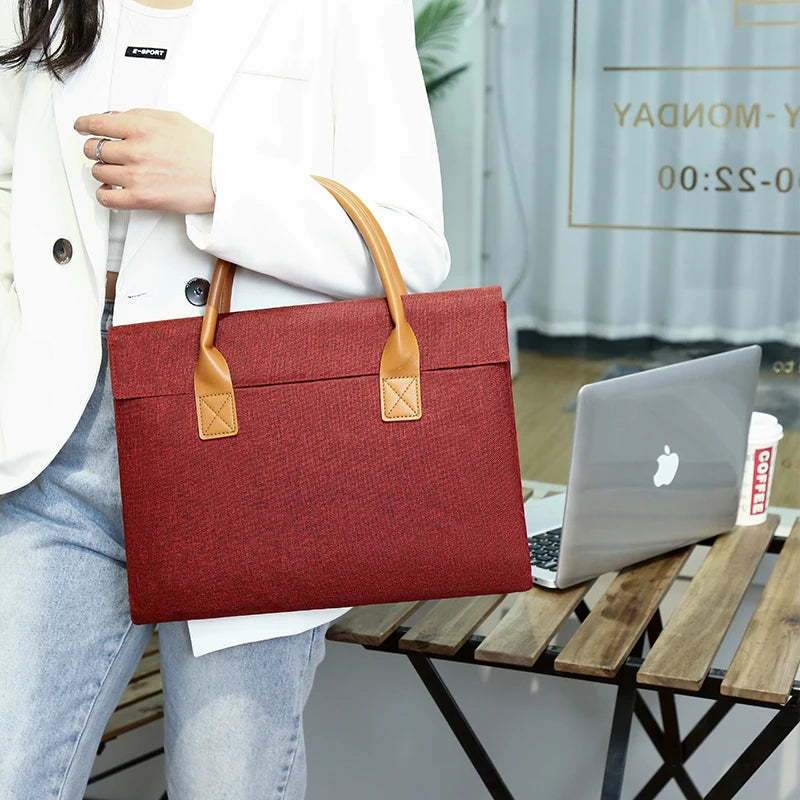 Men Laptop bag Office Briefcase Shoulder Bag Sleeve Case