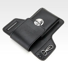 Men Leather Waist Bag Large Capacity Brown Shoulder Crossbody Belt Bag