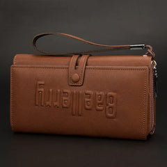 Men Long Wallets Classic Purses Male PU Leather Wallet Multifunction Business Cl