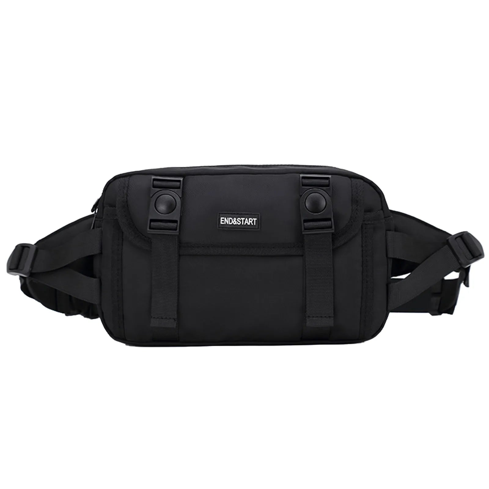 Men Messenger Bag Casual Buckle Shoulder Bag Large Capacity Tote Bag